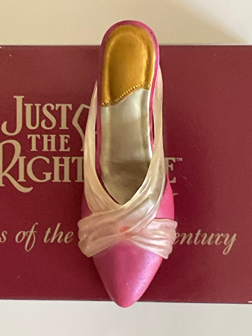 Just The Right Shoe Raine “Elegant Affair” Pink Shoe Sculpture w/ COA Retired - Picture 3 of 9